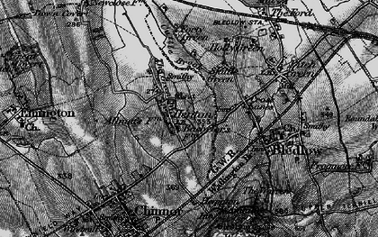 Old map of Henton in 1895