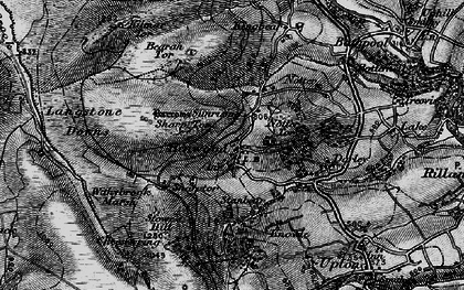 Old map of Henwood in 1895