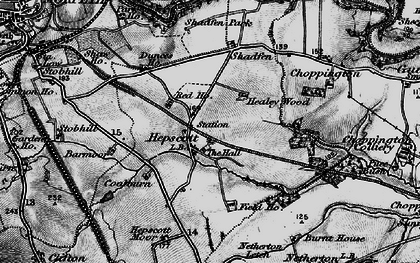 Old map of Shadfen in 1897