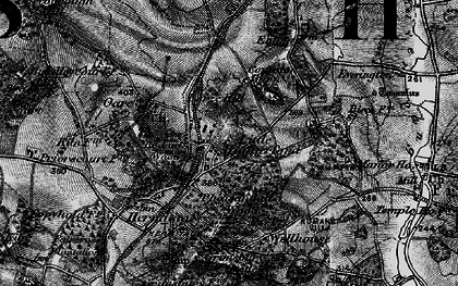 Old map of Hermitage in 1895