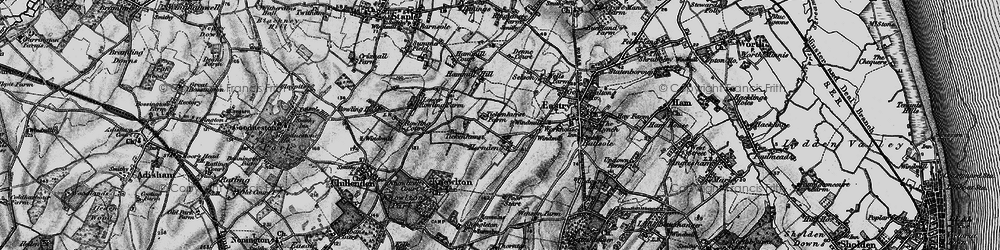 Old map of Tickenhurst in 1895