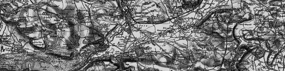 Old map of Heronston in 1897