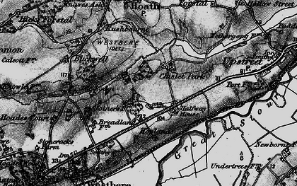 Old map of Hersden in 1895