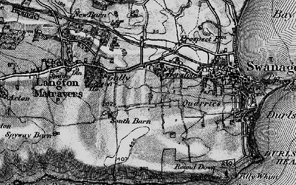Old map of Herston in 1897