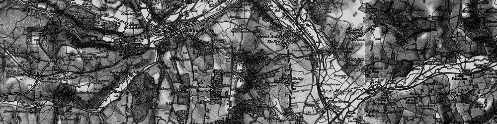 Old map of Balls Wood in 1896