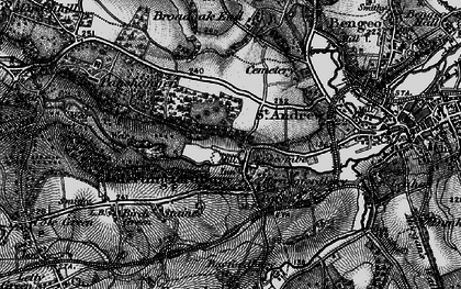 Old map of Hertingfordbury in 1896