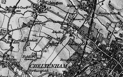 Old map of Hester's Way in 1896