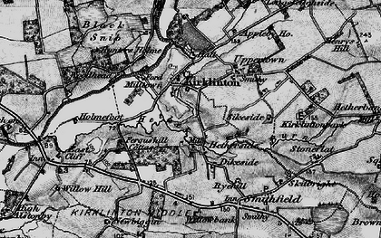 Old map of Hetherside in 1897