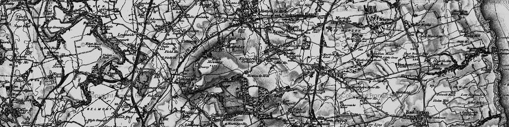 Old map of Hetton-le-Hill in 1898