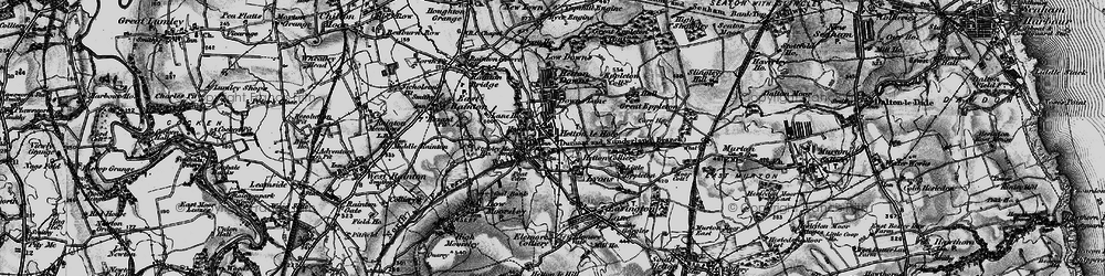 Old map of Hetton-Le-Hole in 1898