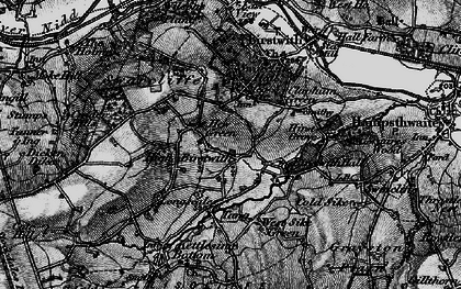 Old map of Hew Green in 1898