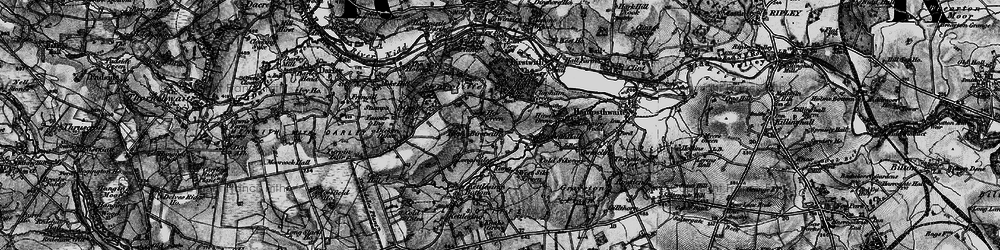 Old map of Hew Green in 1898