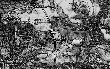Old map of Hewelsfield in 1897