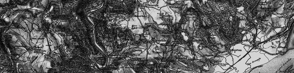 Old map of Hewelsfield in 1897