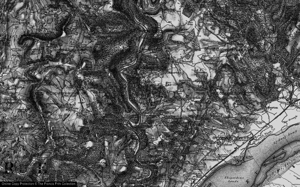 Old Map of Hewelsfield Common, 1897 in 1897