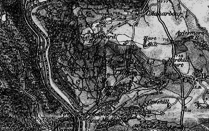 Old map of Hewelsfield Common in 1897