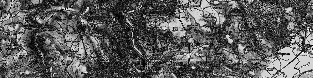 Old map of Hewelsfield Common in 1897
