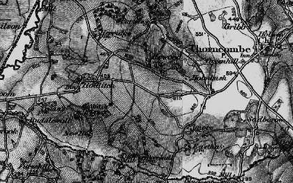Old map of Hewood in 1898