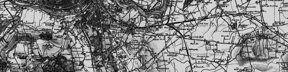 Old map of Heworth in 1898