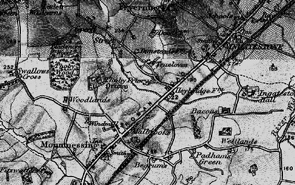 Old map of Heybridge in 1896