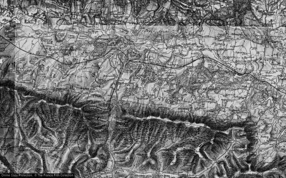 Old Map of Heyshott Green, 1895 in 1895