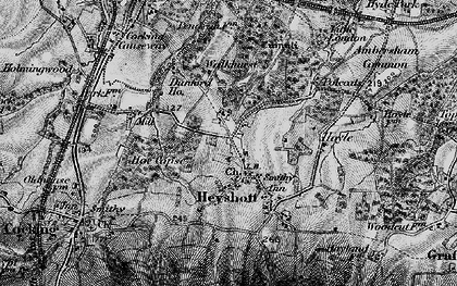 Old map of Heyshott Green in 1895