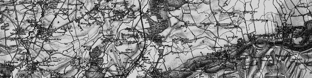 Old map of Heywood in 1898