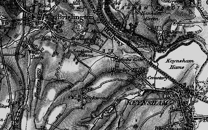 Old map of Hicks Gate in 1898