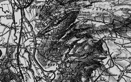 Old map of High Bradley in 1898