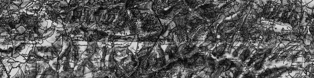 Old map of High Brooms in 1895