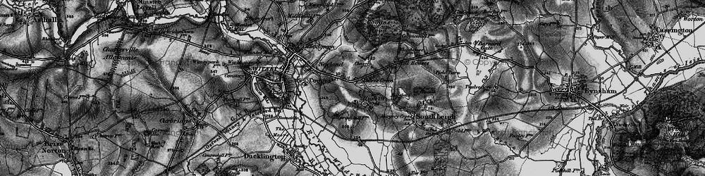Old map of High Cogges in 1895