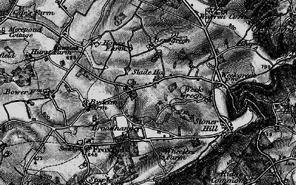Old map of High Cross in 1895