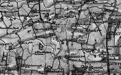 Old map of High Cross in 1895