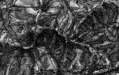 Old map of High Cross in 1895