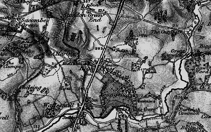 Old map of High Cross in 1896