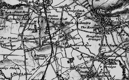 Old map of High Dubmire in 1898