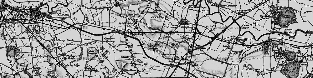 Old map of High Eggborough in 1895