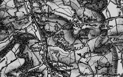 Old map of Beldon Brook in 1896