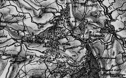 Old map of Bush Wood in 1899