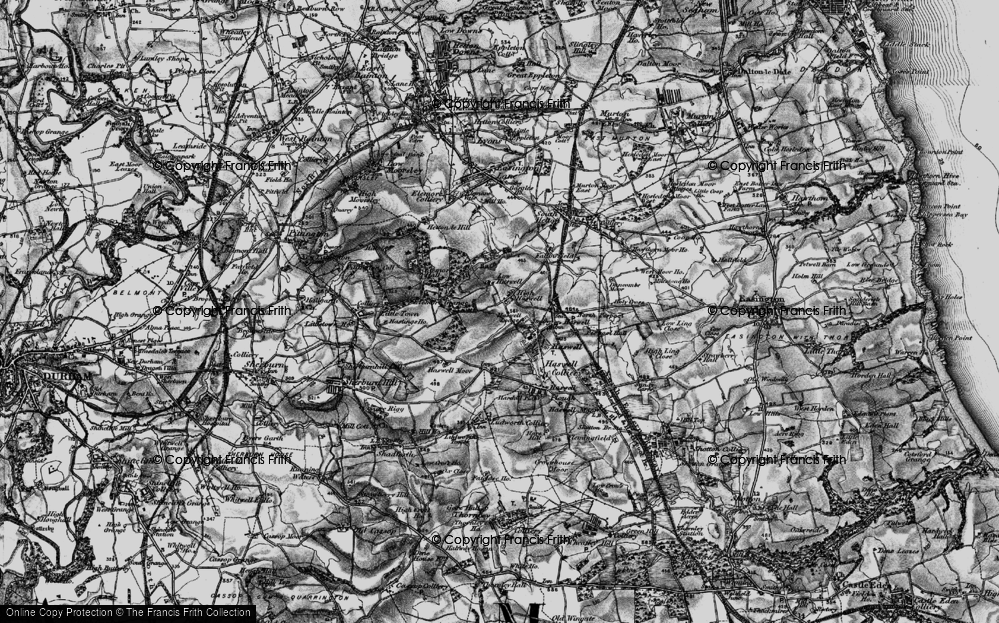 Old Map of High Haswell, 1898 in 1898