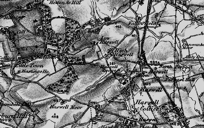 Old map of High Haswell in 1898