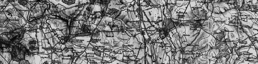 Old map of High Hatton in 1899