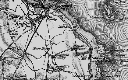 Old map of High Hauxley in 1897