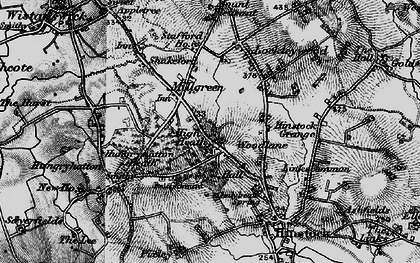 Old map of High Heath in 1897