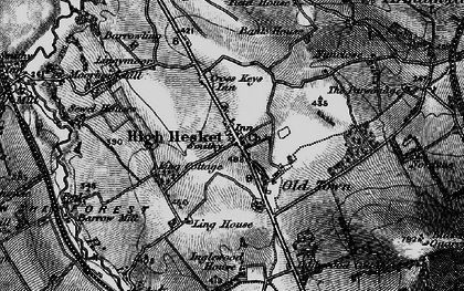 Old map of High Hesket in 1897