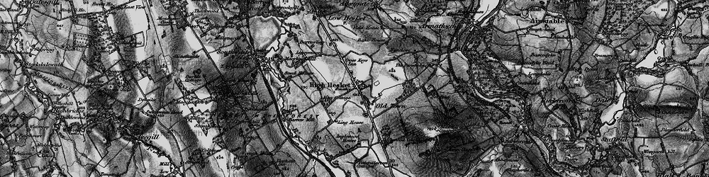 Old map of High Hesket in 1897