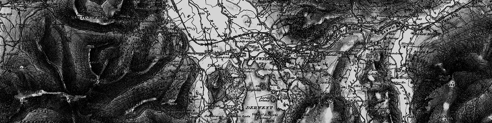 Old map of Lingholm in 1897