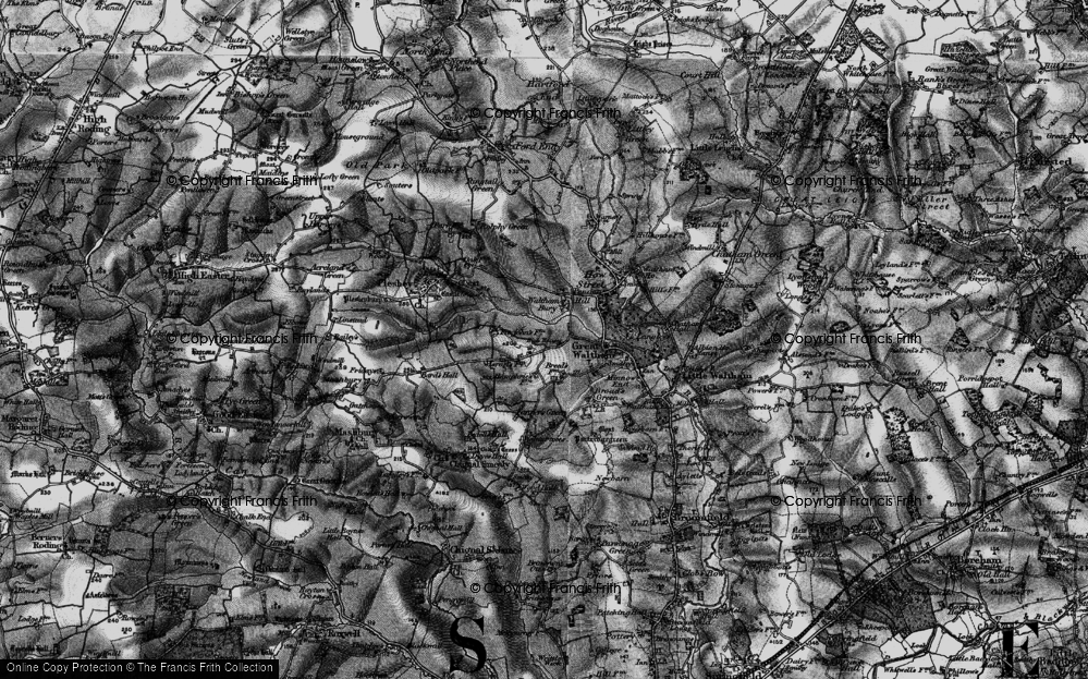 Old Map of High Houses, 1896 in 1896