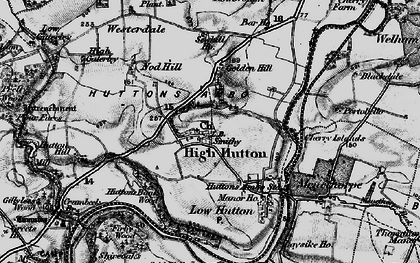 Old map of High Hutton in 1898