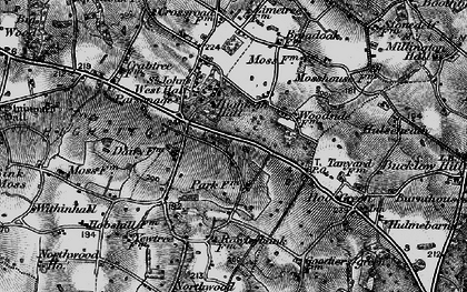 Old map of High Legh in 1896